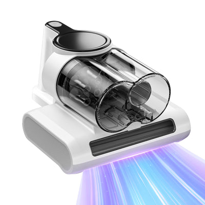 Mattress Vacuum Cleaner, Bed Vacuum Cleaner with 253.7nm UV-C Light, 16Kpa Suction, 36,000 RPM/Min Brushroll, Heating Function, Corded