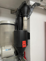 PEMEDOR 2 in 1 Dust Cyclone Collector Separation Vacuum Cleaner Wall Mounted Wheeled Modes Dust Collector Woodworking Tools Contractor Polish Pollen Ash etc Focusing Small Dust (Whole Rocket Set) PEMEDOR