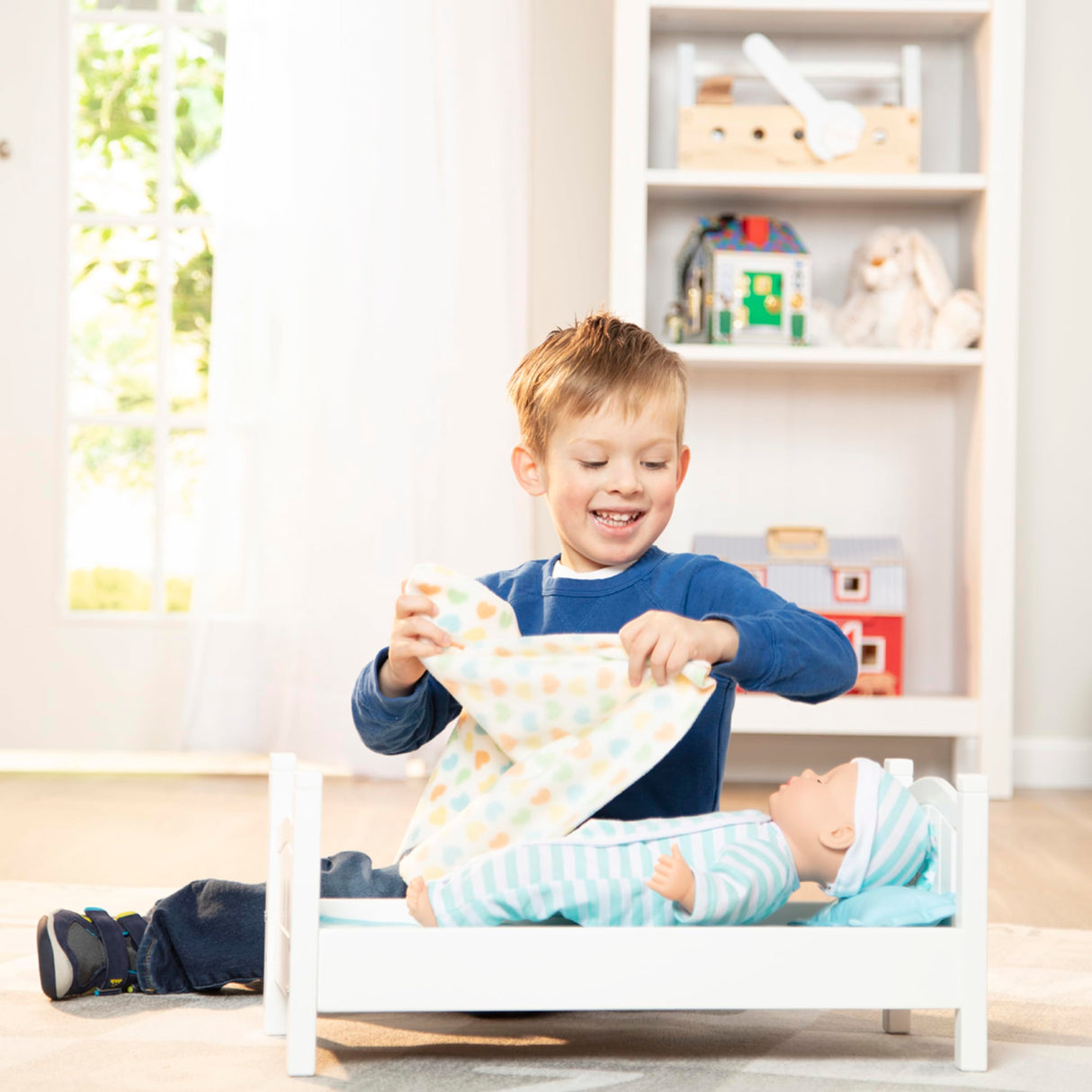 Melissa & Doug Mine to Love Wooden Play Bed Melissa & Doug