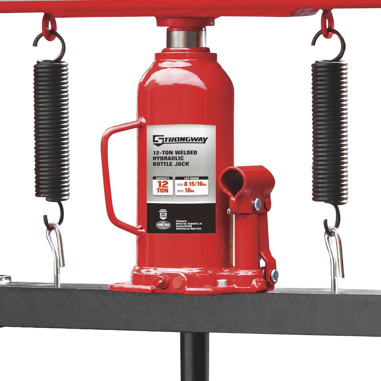 Strongway 12-Ton Hydraulic Shop Press Strongway