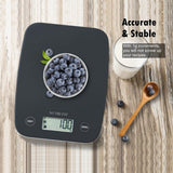 NUTRI FIT Digital Food Scale, 11lb Kitchen Scale Digital Weight, Cooking Scale for Food Ounces and Grams, 4 Units with 0.1oz/1g Precision, LCD Display with Tare Function NUTRI FIT
