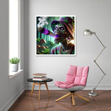 KTHOFCY 5D DIY Diamond Painting Kits for Adults, Halloween Skeleton Man Full Drill Embroidery Cross Stitch Crystal Rhinestone Paintings Pictures Arts Wall Decor Painting Dots Kits 13.7X13.7inch KTHOFCY