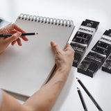 Geyoga 72 Pcs Professional Charcoal Pencils Soft, Medium and Hard for Drawing Charcoal Pencils for Art Painting Sketching Shading Drawing Blending Portrait Artists Students Back to School Gifts Geyoga