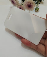 10pcs of Acrylic Rectangle Luggage Tags, Blank Acrylic Rectangle, Acrylic Blanks, Keychain Blanks, Acrylic Reserve Seating Tag (White) XIAOYUE