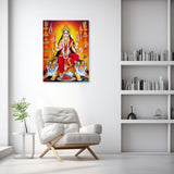 5D Diamond Painting Hindu Goddess Durga Indian Shiva Full Drill by Number Kits, DIY Craft Paint with Diamonds Arts Round Drill 5D DIY Diamond Painting Generic