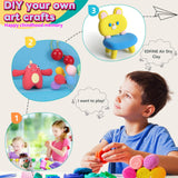 EDIFON Air Dry Clay Kit, 36 Colors Modeling Clay with Tools, Ultra Light, Safe and Non-Toxic, Ideal Gift for Kids (36 Colors+ Tools) EDIFON
