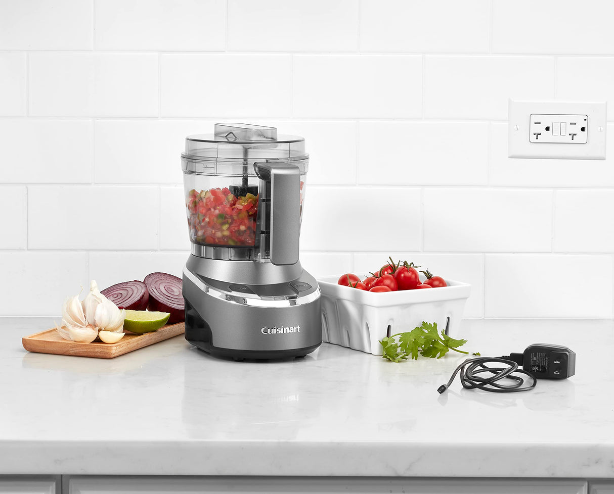 Cuisinart Mini Food Processor & Chopper, Small Stand Mixer for Vegetables, Meats & More, 4 Cup, Electric, Black, RMC-100 Cuisinart