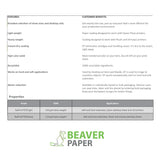 Beaver TexPrint DT Light -Replaces XP- All-Purpose High-Release Sublimation Paper for Epson Dye Transfer, SawGrass Approved Sublimation Print Transfer Paper, 110 Sheet Pack (8.5" x 11", Inches) Beaver Paper