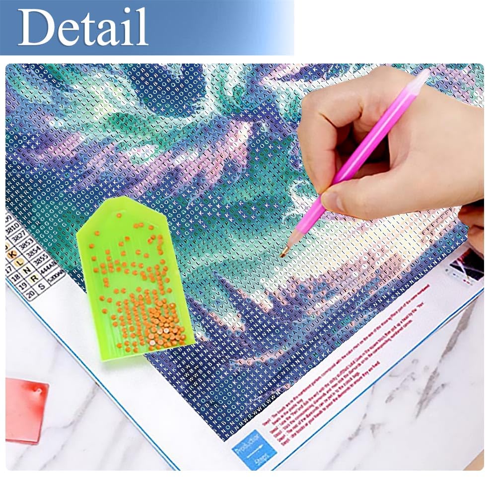 JFYHAB Phoenix Diamond Art Kits for Adults, Phoenix 5D Diamond Painting Kits for Beginner DIY Aurora Gem Art Full Drill Diamond Dots Crystal Craft Kits for Home Wall Decor Gifts 12x12in JFYHAB