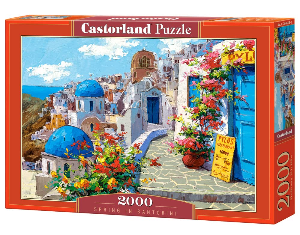 Castorland Spring in Santorini Puzzle (2000 Piece) Castorland