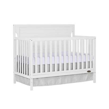Dream On Me Cape Cod 5-in-1 Convertible Crib in White, Greenguard Gold Certified, 55x30x44.5 Inch (Pack of 1) Dream On Me