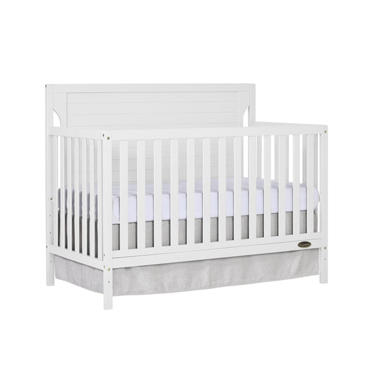 Dream On Me Cape Cod 5-in-1 Convertible Crib in White, Greenguard Gold Certified, 55x30x44.5 Inch (Pack of 1)