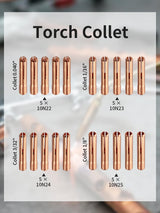 Alffun 58 PCS TIG Welding Torch Kit 040"~1/8" Gas Lens Setup WP-9/20/25 Alffun