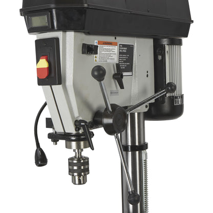 Klutch Floor Drill Press - Variable Speed with Digital Display, 17in. 1 1/2 HP, 120V - WoodArtSupply