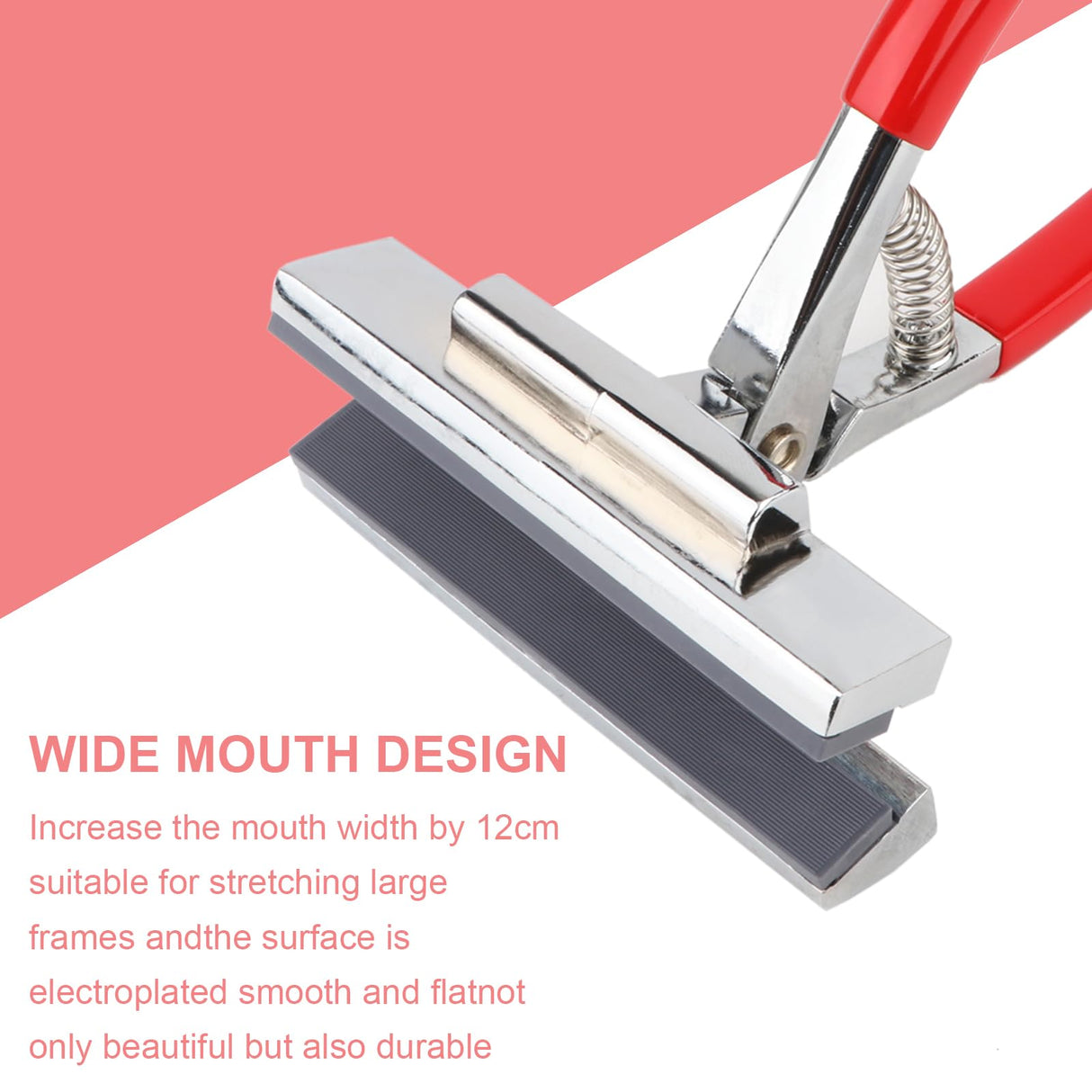 Rongon Canvas Stretching Plier Professional Canvas Pliers Canvas Stretcher Bars with Padded Spring Return Handle Draw Painting Tool for Stretching Clamp Art Oil Painting Canvas Rongon