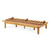 Christopher Knight Home Jill Daybed, Teak + Beige Christopher Knight Home
