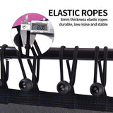 Newan 48'' Fitness Trampoline with Adjustable Handle Bar, Silent Trampoline Bungee Rebounder Jumping Cardio Trainer Workout for Adults - Max Limit 330 lbs NEWAN