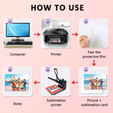 Beclumas 20 Pack 8''x10'' Sublimation Metal Photo Blanks, 0.45mm Aluminum Photo Sign Blank for DIY Printing, Wall Decor, Room Decor Beclumas