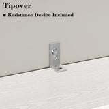 IRONCK Industrial Bookshelves and Bookcases with Doors Set of 2 Floor Standing 6 Shelf Display Storage Shelves 70 in Tall Bookcase for Home Office, Living Room IRONCK