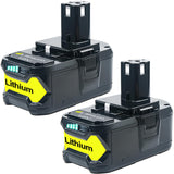 DTK Battery Replacement for Ryobi 18V Battery One Plus P102 P103 P104 P105 P107 P108 P109 P190 P122 18V Lithium ONE+ Batteries Replacement 7.0Ah 2Packs DTK