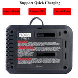 PCC692L 20V MAX Battery Charger Replacement for Porter-Cable 20V Lithium Battery PCC685L PCC680L PCC681L PCC682L, Compatible with Black&Decker LCS1620 20Volts Li-ion Battery Charger LBXR20 LBX4020 zyystarttogo