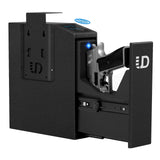 Biometric Slider Handgun Gun Safe for Nightstand, Desk, Bed Side - Pistol Safe, Hand Gun Safe For Car, Biometric gun safe for handgun with Fingerprint, PIN Code, KEY Access Urban Deco