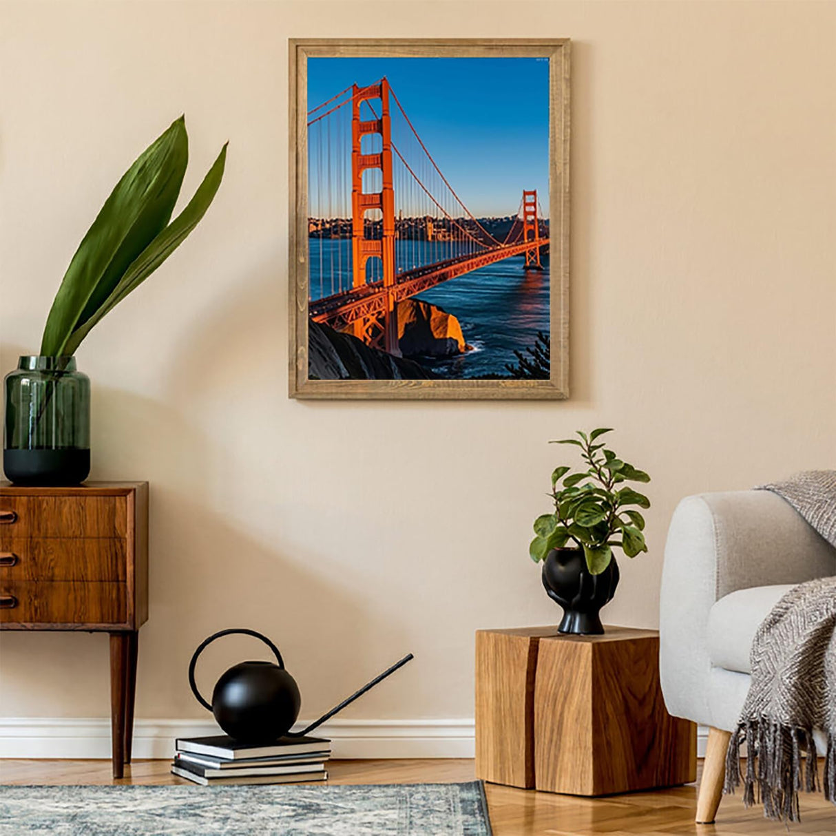 Diamond Painting Kits for Adults San Francisco Bay Bridge 5D Diamond Art Kit Paint by Number for Beginners DIY Full Drill Paints with Diamond Paintings for Wall Decor 12x16 inch KAYEIUU