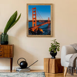 Diamond Painting Kits for Adults San Francisco Bay Bridge 5D Diamond Art Kit Paint by Number for Beginners DIY Full Drill Paints with Diamond Paintings for Wall Decor 12x16 inch KAYEIUU