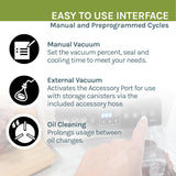 VacMaster VP95 Chamber Vacuum Sealer with Industrial Oil Pump. Great for Portioning, Meal Prep, Restaurants, Catering, Food Trucks, Sous Vide, Home. Great for Dry Goods, Liquids and Marinades. Vacmaster