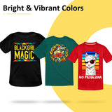 HTVRONT Heat Transfer Paper for T Shirts 20 Sheets, 8.5" X 11" Printable Heat Transfer Vinyl, Vivid Color & Durable Iron on Transfer Paper for Dark Fabric HTVRONT