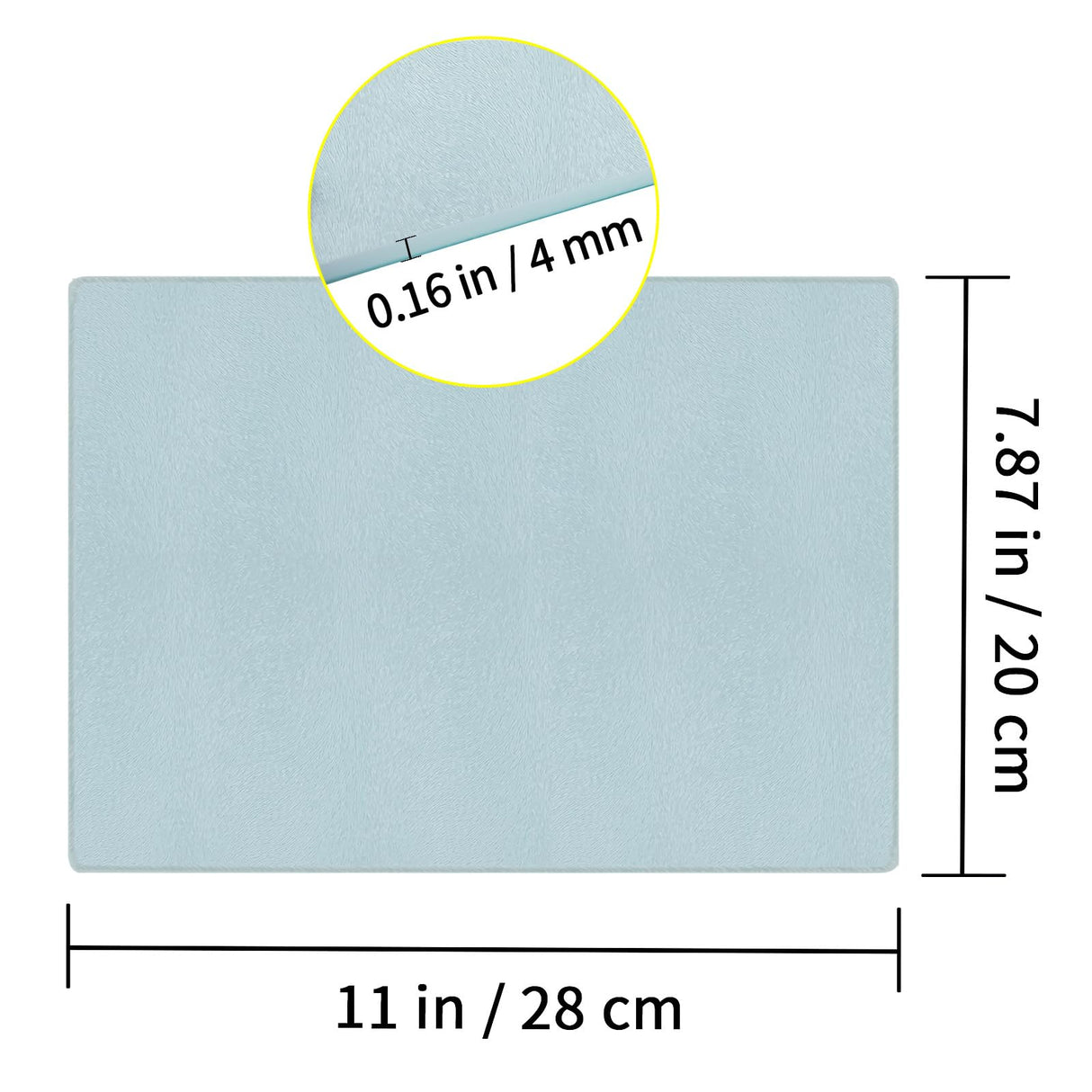 8 Pcs sublimation cutting board blanks，11 x 7.87 Inch sublimation cutting boards，Textured Sublimation Anti Slip Cutting Board Heat Scratch Resistant Blank Cutting Board glass cutting board for crafts GEKIXUTP