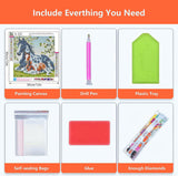 Axquilon Horse Diamond Art Kits for Adults - Diamond Painting Kits for Adults Beginner, DIY 5D Full Drill Horse Gem Art for Home Wall Decor 12x12 inch Axquilon