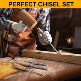 YUQGAOP 4 Piece Wood Chisel, Chisel, Professional Wood Chisel Sets Woodworking Tools Set,Bevel Edge Chisel Set,Woodwork Chisel. YUQGAOP