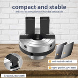 3-1/4 inch 2-Jaws Pen Drilling Wood Lathe Chuck with 1" X 8TPI Headstock Thread, Dedicated Reversible Self-Centering Pen Drilling Lathe Chuck for Woodturning Pen Turning Lathe NNBWKIXI