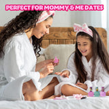 Townley Girl Disney Princess Belle 18 Piece Water-Based Nail Polish Set, Quick Dry and Peels-Off, Nail Paint Set for Girls, Perfect for Parties, Sleepovers and Makeovers, Ages 3 Townley Girl