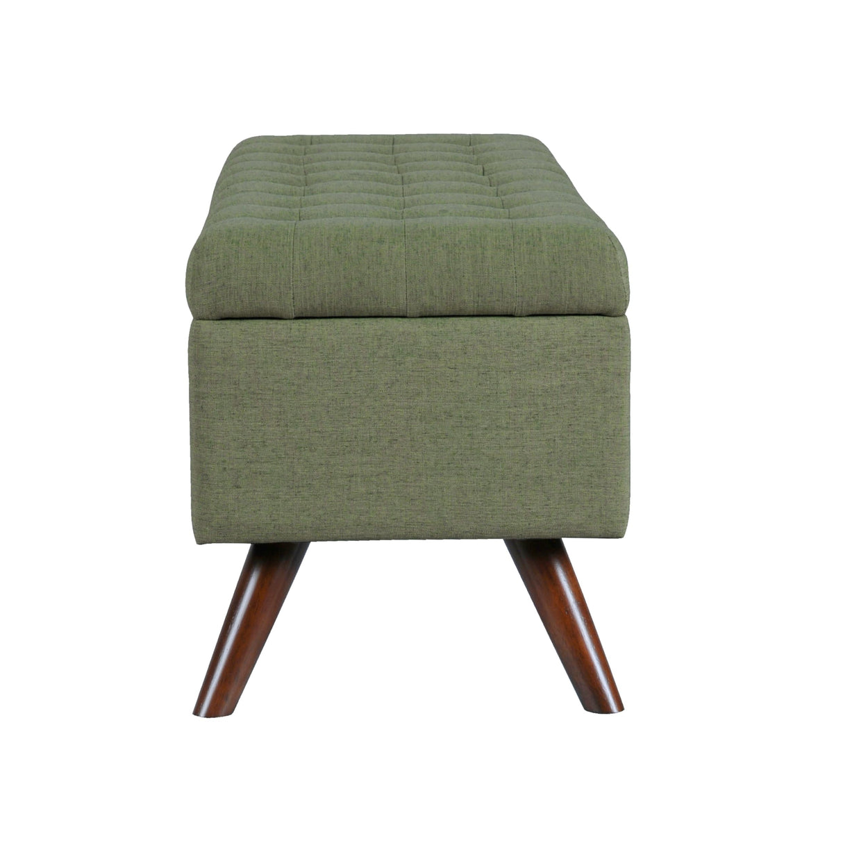 HomePop Modern Storage Bench, Green Large HomePop