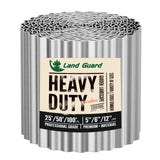 Land Guard Corrugated Garden Edging Border,6" x 50' Landscape Paver Edging, Tall Landscape Edging, Fence for Garden, Flower Bed, Lawn and Landscape Edging (Silver) Land Guard