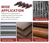 Socpuro 20 Piece Drill Press Sanding Drum Kit, 80/120 Grit Sanding Band Sleeves Rubber Sanding Drum for Woodworking Socpuro