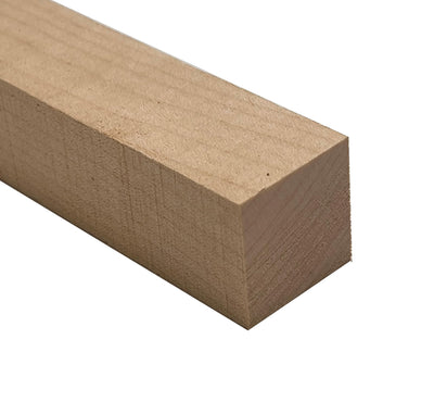 Exotic Wood Zone's Flame Hard Maple Hobby Wood Blanks | Spindle Blanks | 1" x 1" x 18" | Square Wood Blanks | Wood Blocks | Lathe Blanks