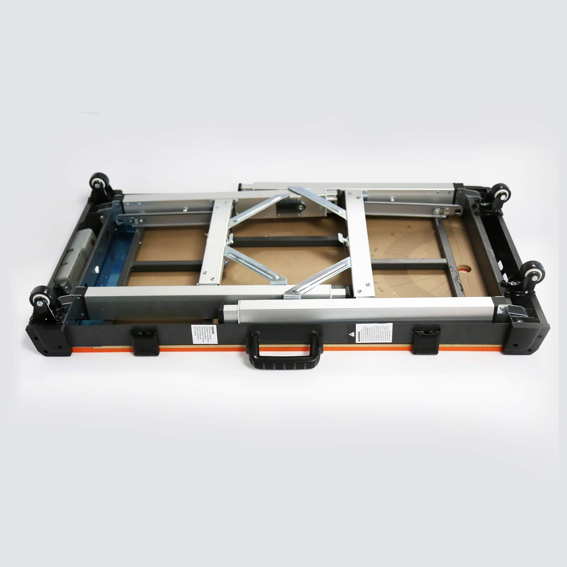 4 in 1 Multi-Function Portable Folding Work Bench-Workbench/Scaffold Platform/Creeper Carrier/Hand Truck - WoodArtSupply