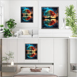 NEWENMO Tree of Life Paint by Numbers Kit for Adults, Tree of Life Paint by Numbers on Canvas Unframed, DIY Oil Painting Perfect for Beginner, Craft, Hobbies and Home Wall Decor 16x20 in NEWENMO