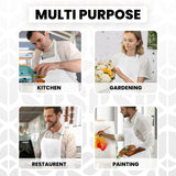 Avalon Kitchen Adjustable Bib Apron 100% Polyester Aprons Waterdrop Resistant with Adjustable Strap, Pockets & Long Ties Avalon Kitchen