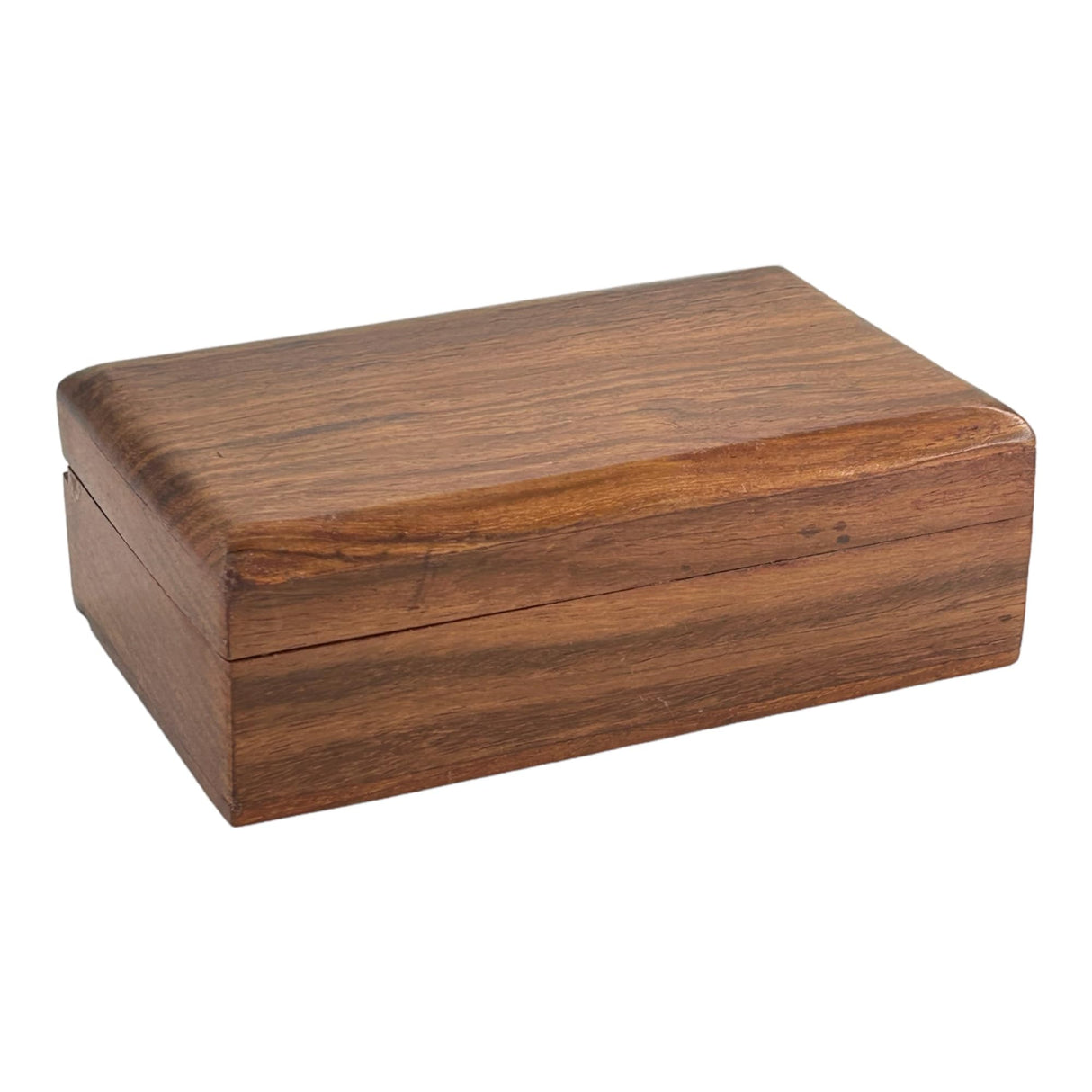 EARTHLY HOME Handmade Wood Keepsake Box Jewellery Organiser Unique Gift Ideas for Men & Women Decorative Multipurpose Travel Storage Box (5 x 3 x 2 inch - Brown) EARTHLY HOME