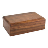 EARTHLY HOME Handmade Wood Keepsake Box Jewellery Organiser Unique Gift Ideas for Men & Women Decorative Multipurpose Travel Storage Box (5 x 3 x 2 inch - Brown) EARTHLY HOME
