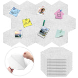 12PCS Felt Cork Bulletin Board Acoustic Panels Self-Adhesive, 12 * 10" Soundproof Wall Panels, High Density Sound Dampening Panels Studio Sound Proof Foam Sound Absorbing Tile Wall Photo Decor WEYCHEN