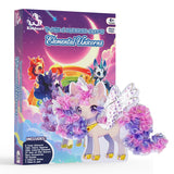 kiddoart Poke Art Magical Unicorn Craft Kit - Mess-Free DIY Creative Activity for Kids, Birthday Gifts for Girls & Boys Ages 4-12, Arts and Crafts Toys with 6 Unicorns & Accessories kiddoart