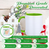 kymqlyw 12 Pack 11OZ, Sublimation Mugs, Tazas Para Sublimation, Sublimation Coffee Mugs,Sublimation Cups Bulk Mugs for Coffee Soup Hot Cocoa Tea Milk Latte(Red,Black,Orange,Pink) kymqlyw