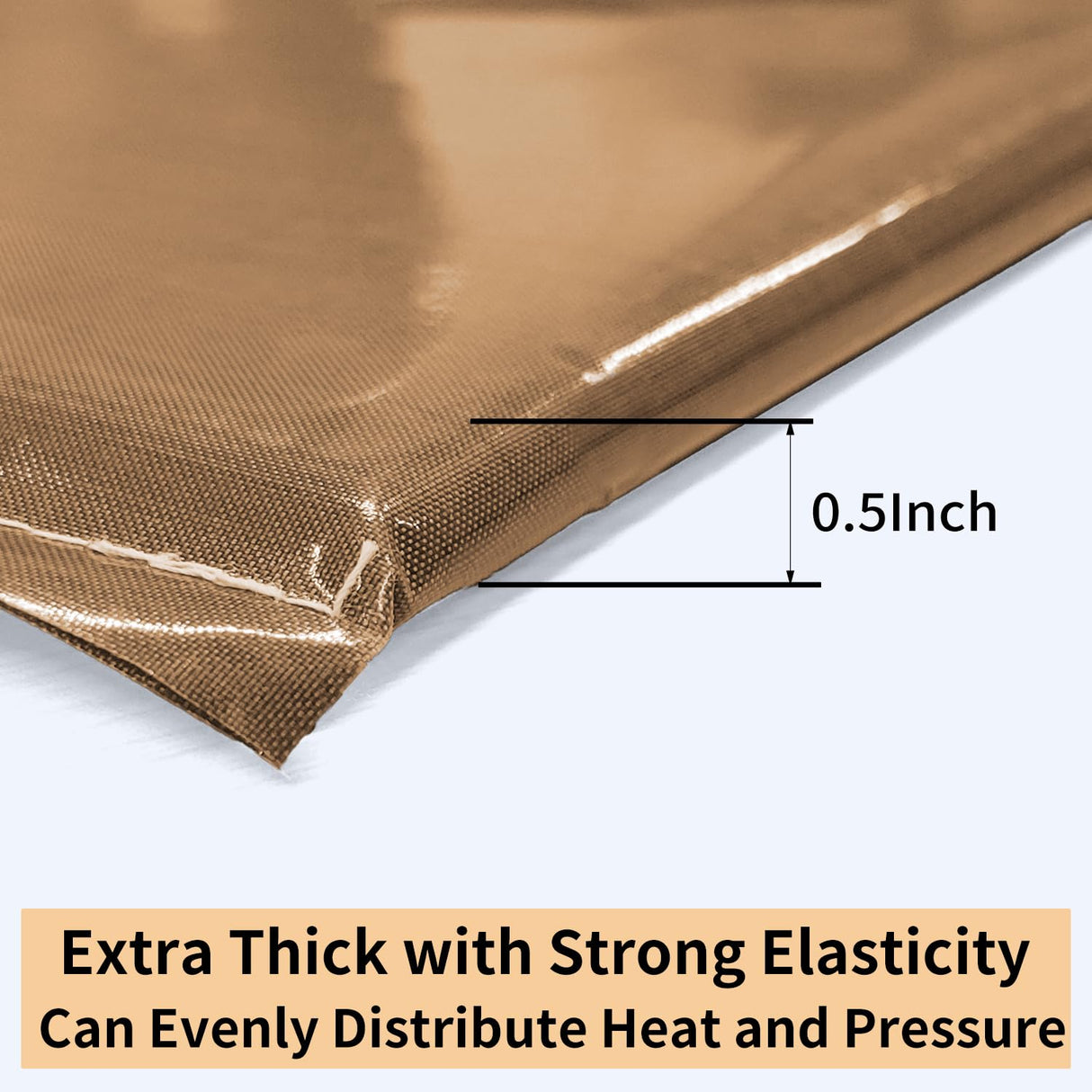 15x15 Inch Extra Large Heat Press Pillow Teflon Heat Pressing Transfer Pillow Mat for Heat Press Sublimation Vinyl Projects (15x15 Inch) VCHOMY