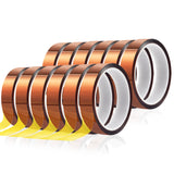 MEBMIK Heat Tape for Sublimation Transfer, Heat Resistant, Adhesive Transfer Tape, Thermal, No Residue, 12 Rolls 20mm x33m(108ft) MEBMIK