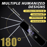 Meat Thermometer Digital, Homtronics 1s Instant Read Thermometer, Waterproof Professions Kitchen Cooking with 180° Reversible Backlight LCD, Food Thermometer Probe for Beef BBQ Grilling Smoker Baking Homtronics